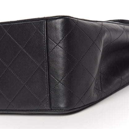 Chanel Lambskin Quilted XL Jumbo Single Flap Black 12 of 13