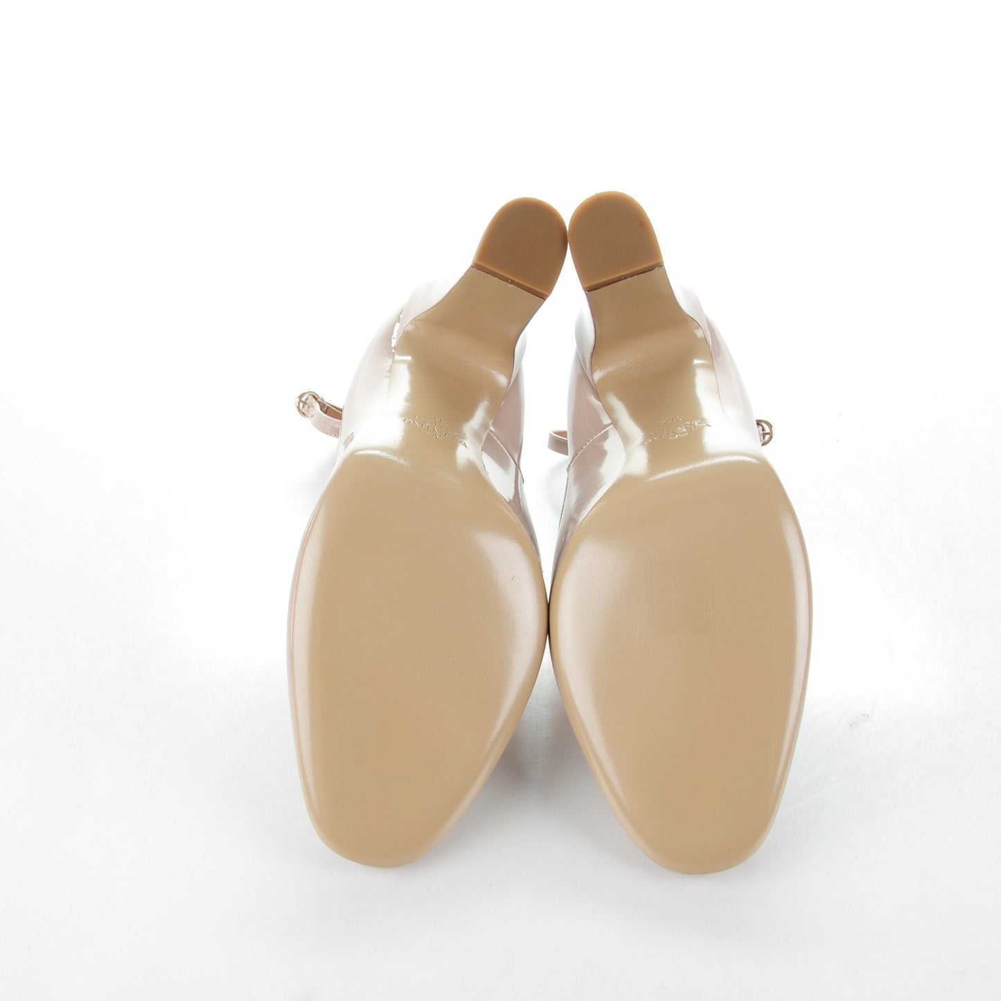 Patent Tan-Go 100mm Mary Jane Pumps 41.5 Poudre