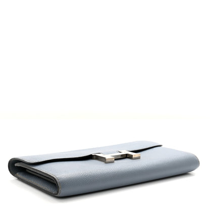 Hermes Epsom Constance Long Wallet Bleu Lin 3 of 8