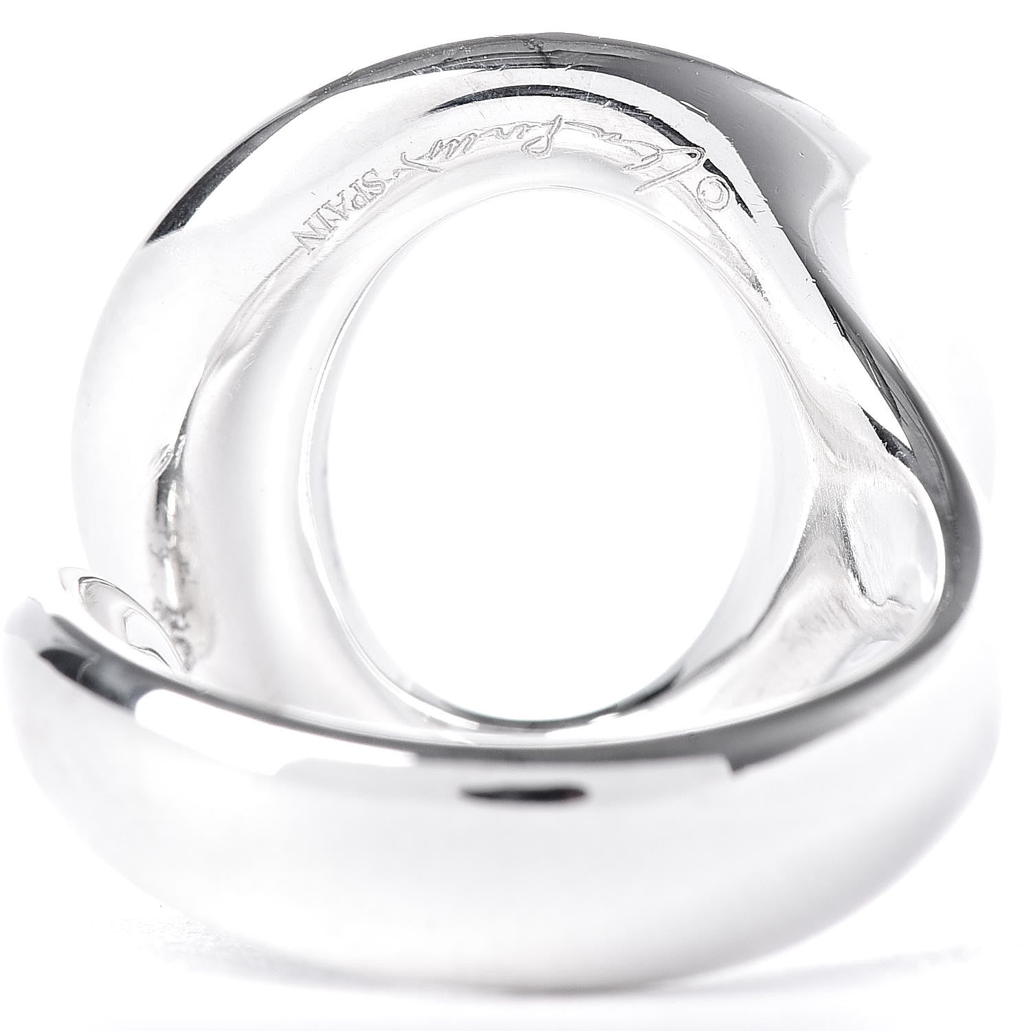 Tiffany Sterling Silver Elsa Peretti Sevillana Ring 51 5.75 5 of 5