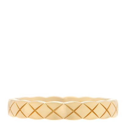 Chanel 18K Yellow Gold Mini Coco Crush Ring 51 5.75 1 of 4