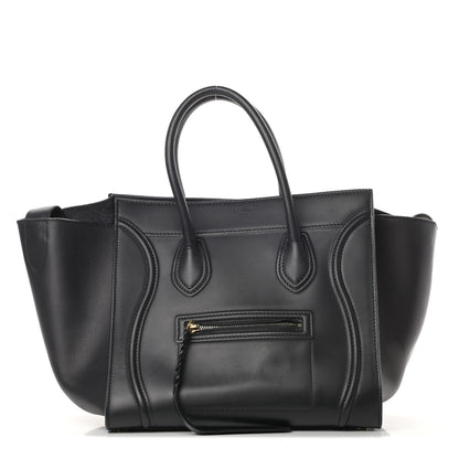 Celine Smooth Calfskin Medium Phantom Luggage Black 1 of 17