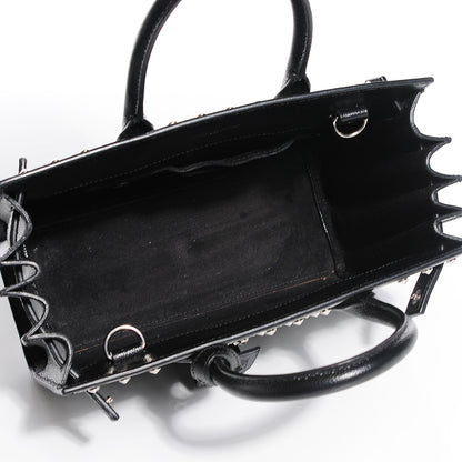 Saint Laurent Calfskin Studded Nano Sac De Jour Black 5 of 8
