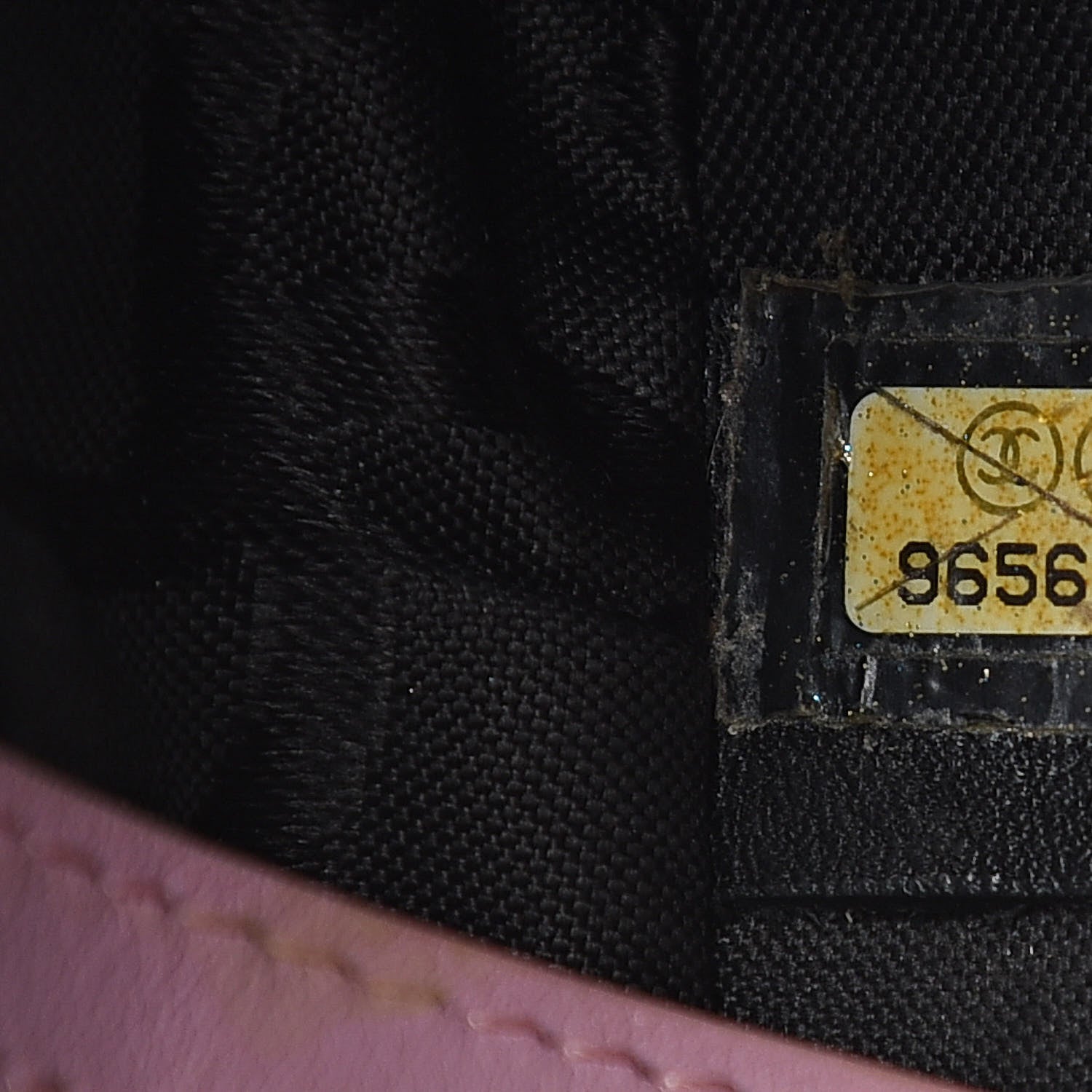 Chanel Calfskin Quilted Small Cambon Tote Pink Black 7 of 13
