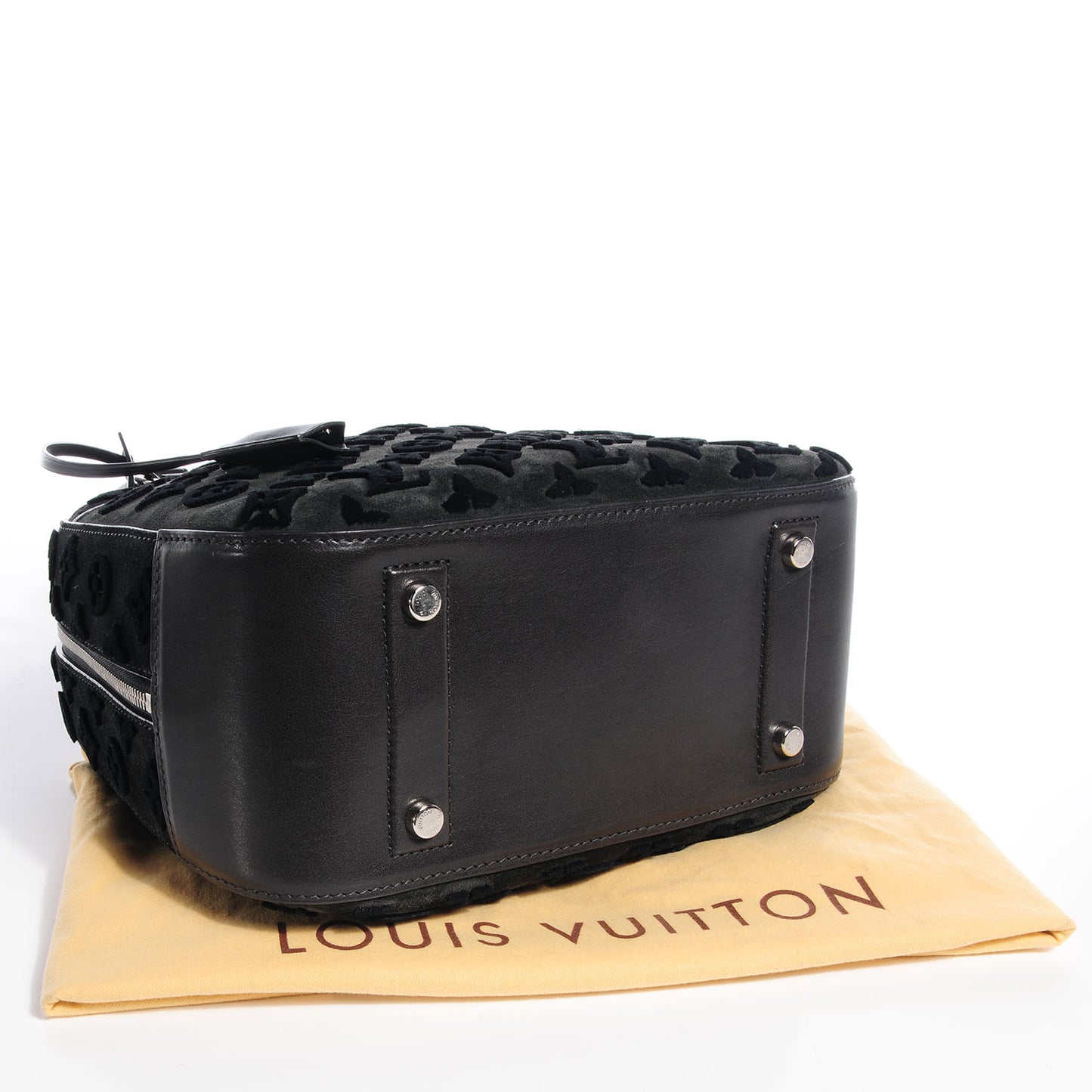 Monogram Suede Tuffetage Deauville Cube Gris