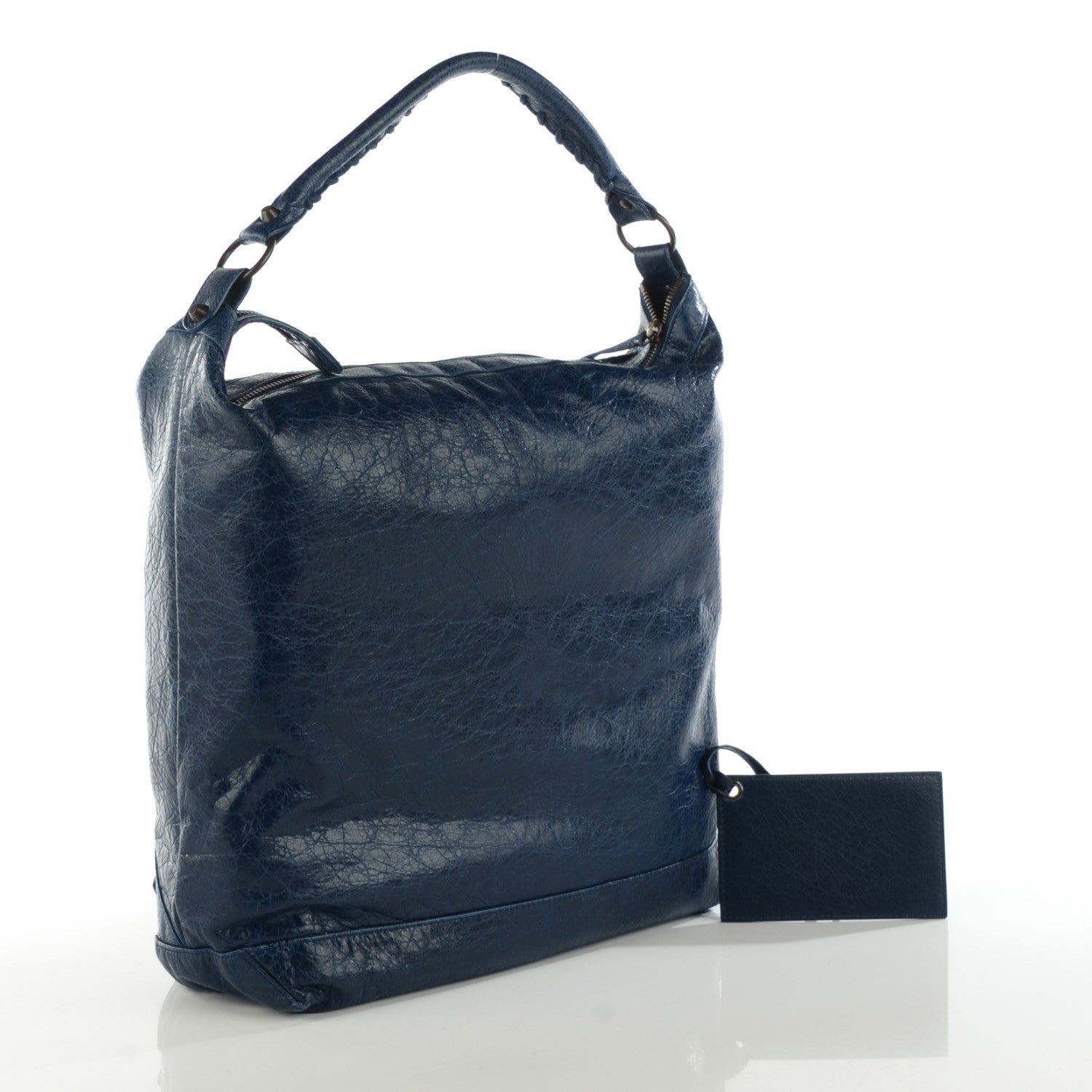 Balenciaga Agneau Classic Hardware Day Hobo Bleu Mineral 3 of 7
