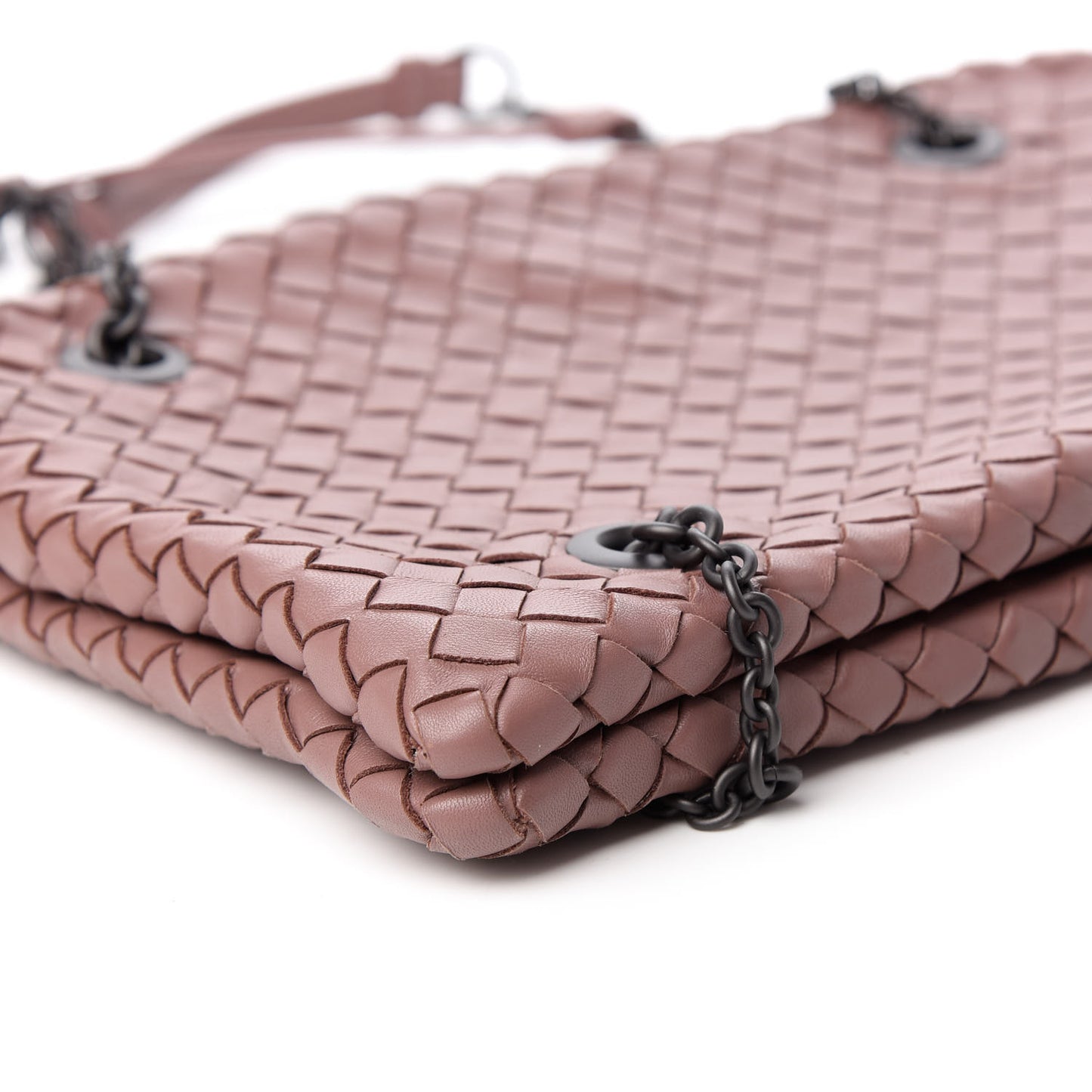 Nappa Intrecciato Duo Dusty Rose
