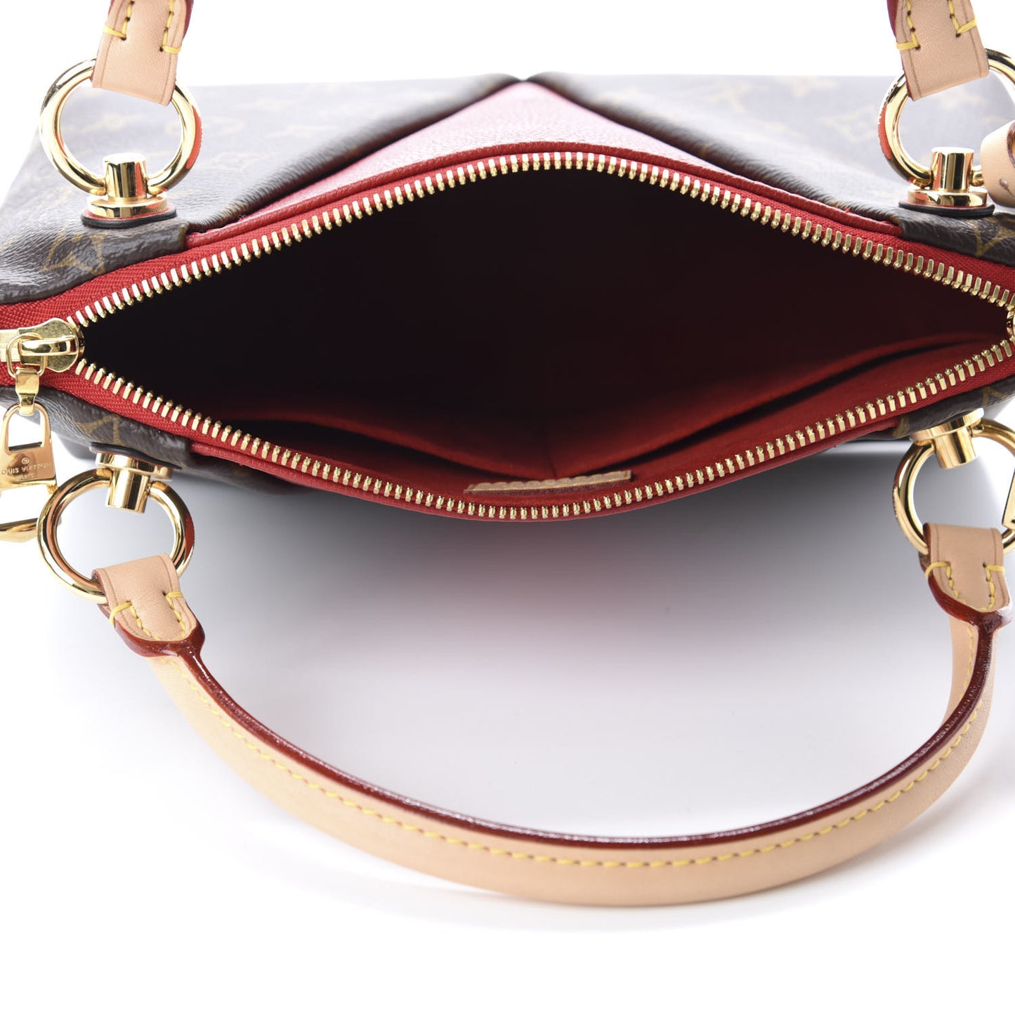 Monogram V Tote BB Cherry