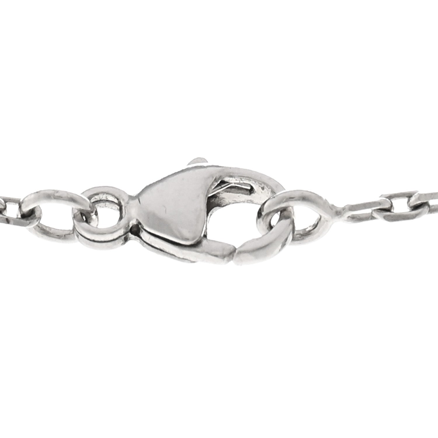 Hermes Lacquered Palladium Mini Pop H Pendant Necklace Black 5 of 7