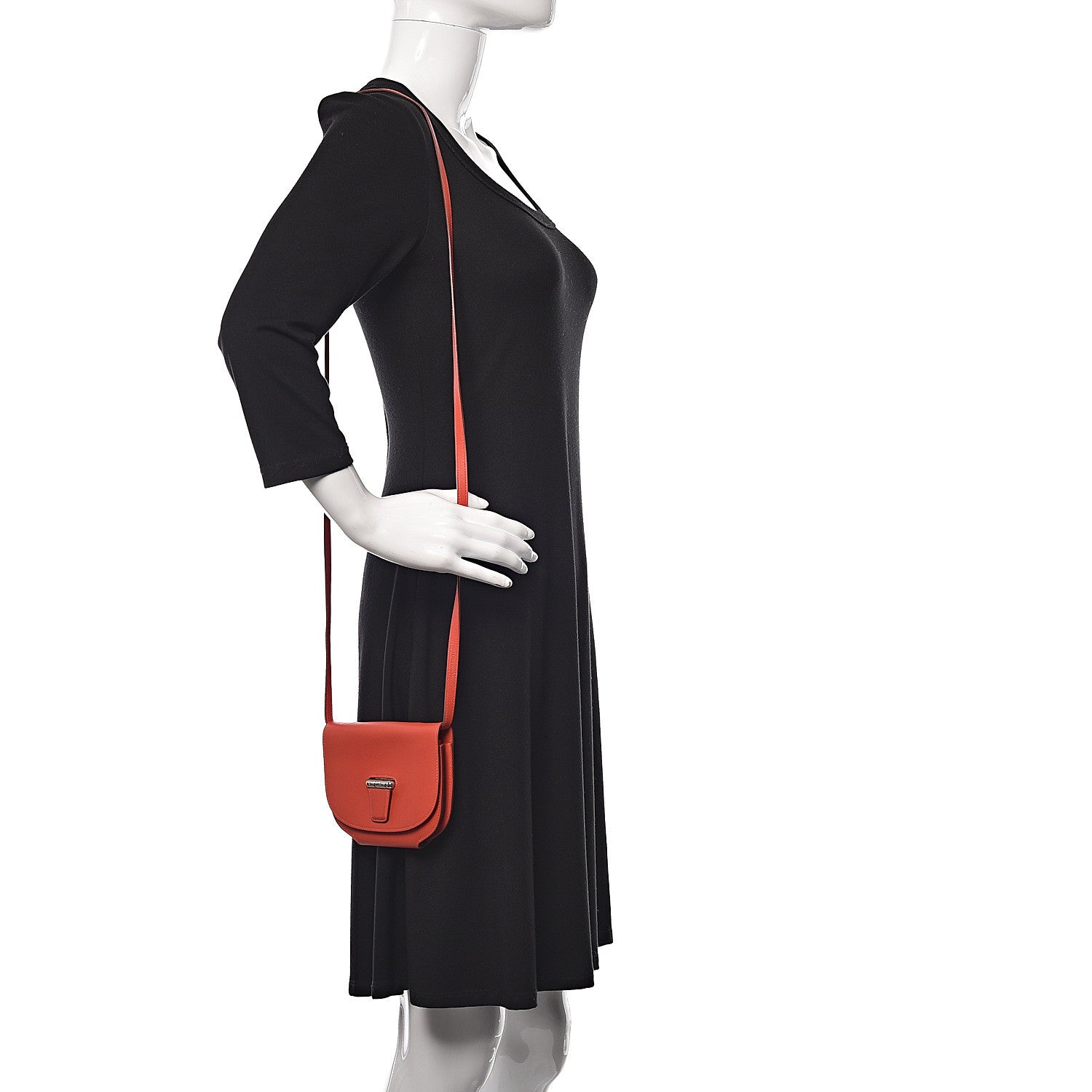Hermes Swift Mini Convoyeur Capucine 2 of 11