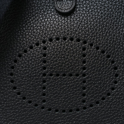 Hermes Taurillon Clemence Evelyne TPM Black 8 of 11