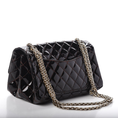 Chanel Patent Quilted Small Accordion 2.55 Reissue Flap Dark Brown 4 of 10