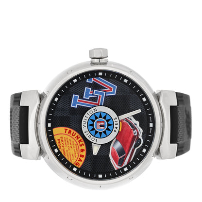Louis Vuitton Stainless Steel Rubber 41mm Tambour World Tour Watch 2 of 5