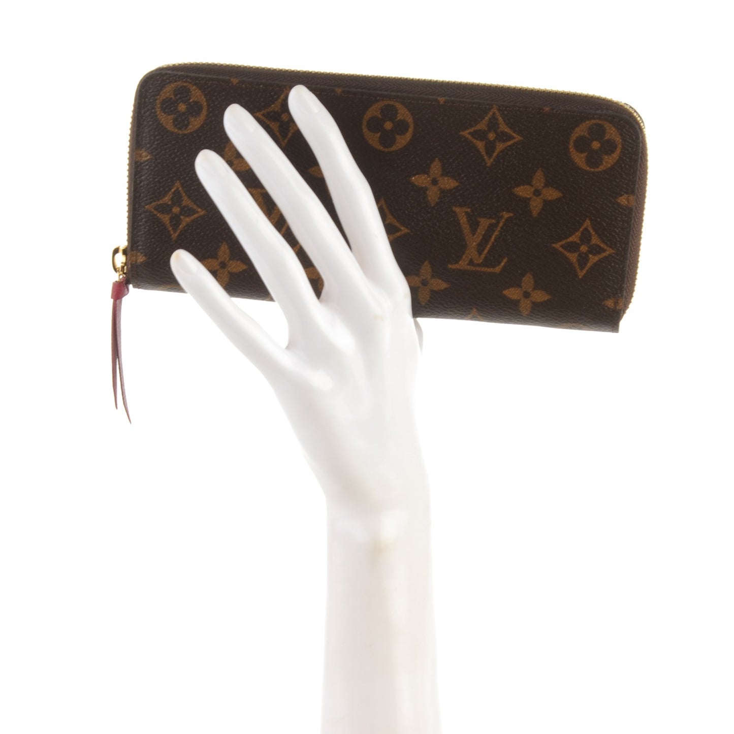 Monogram Clemence Wallet Fuchsia