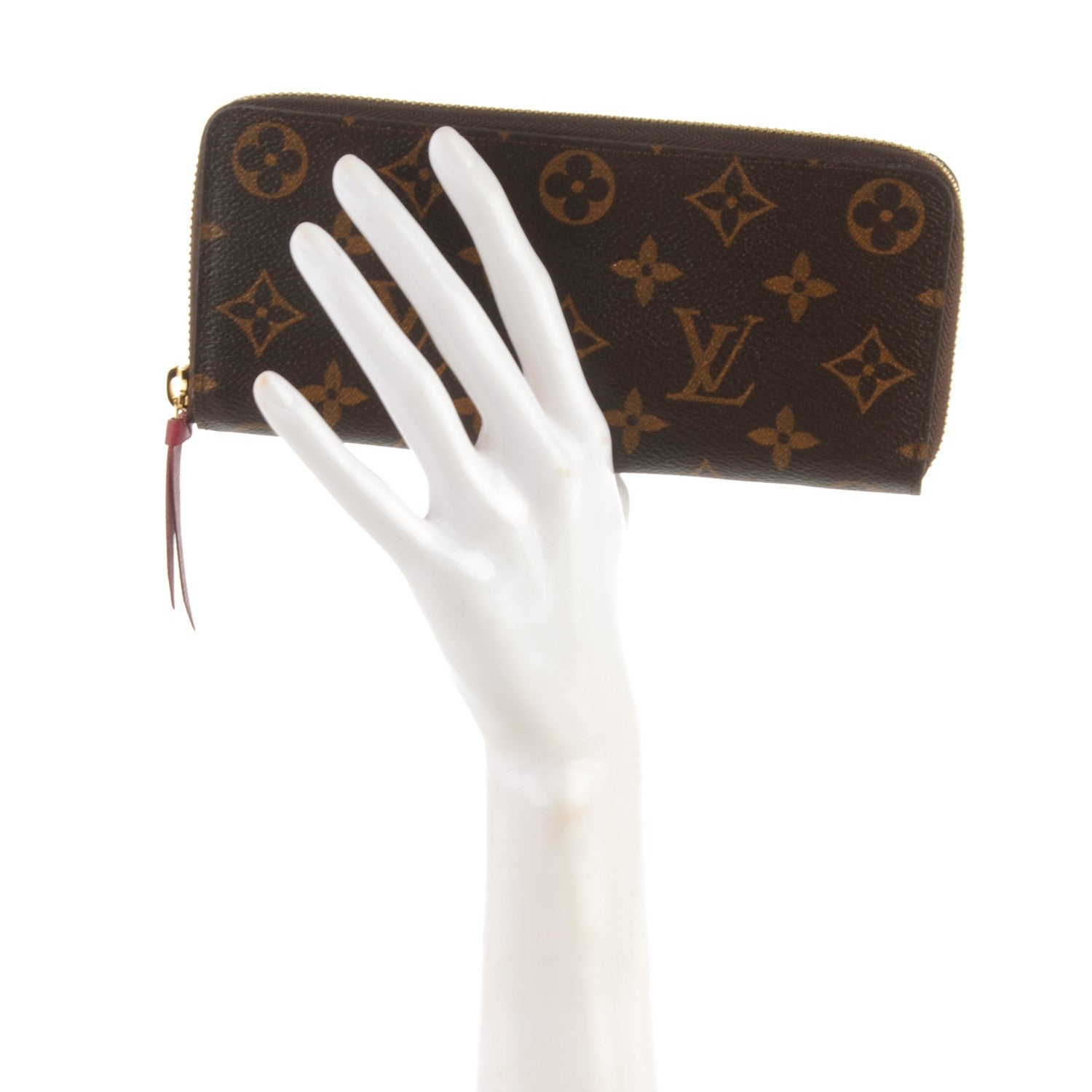 Louis Vuitton Monogram Clemence Wallet Fuchsia 2 of 7