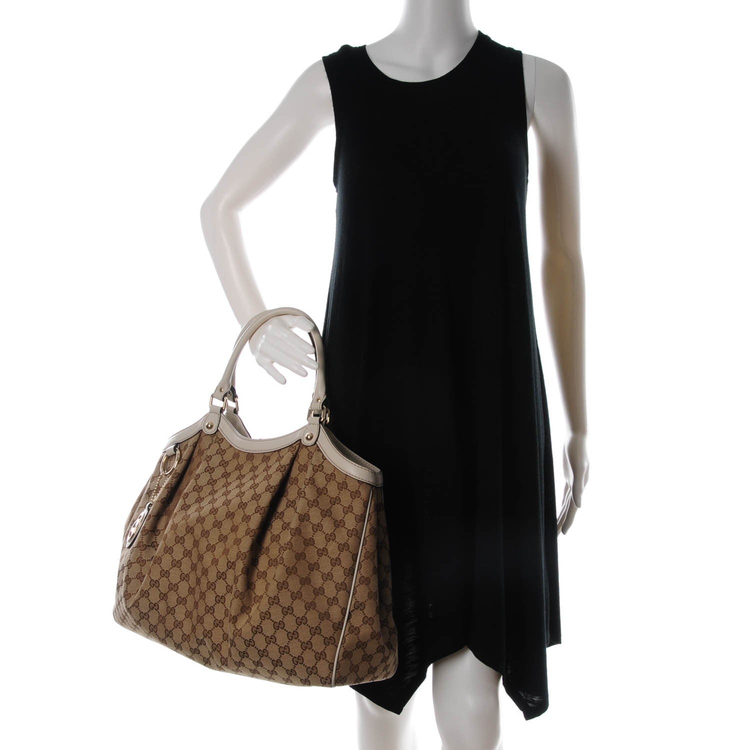 Gucci Monogram Large Sukey Tote Off White 2 of 7