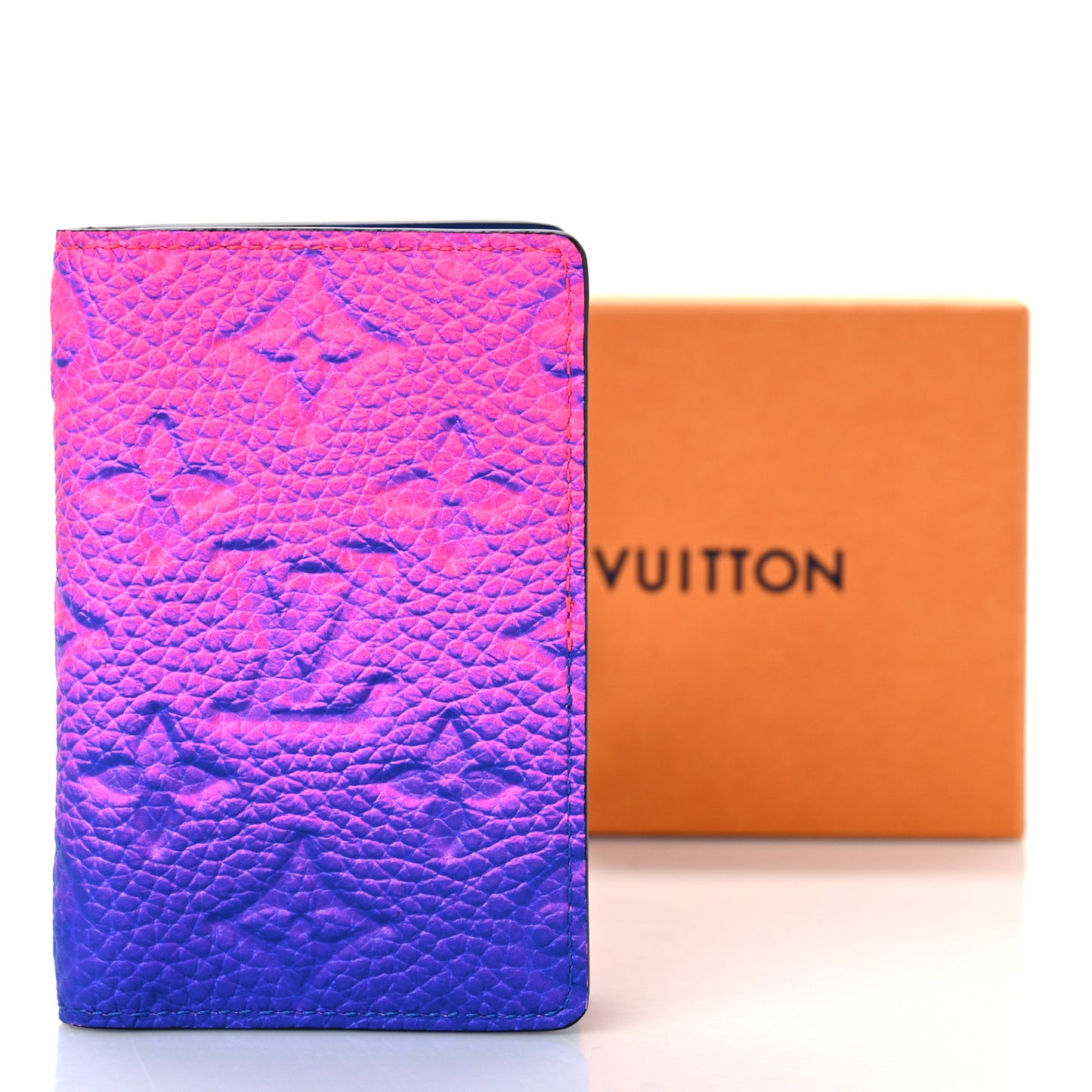 Taurillon Illusion Pocket Organizer Bleu Rose