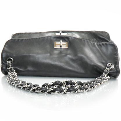 Chanel Lambskin Double Mademoiselle Jumbo Flap Black 6 of 10