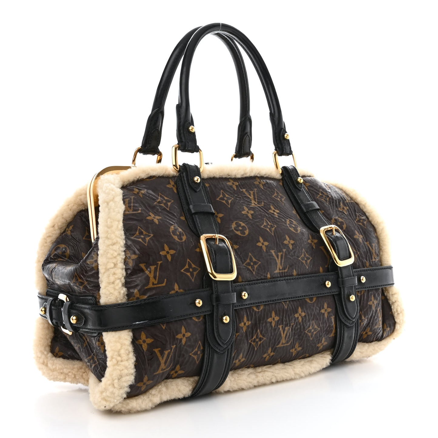 Monogram Shearling Storm Bag