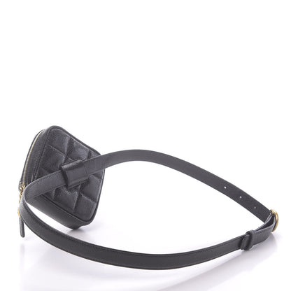 Chanel Caviar Quilted Coin Purse Belt Bag Black 3 of 11