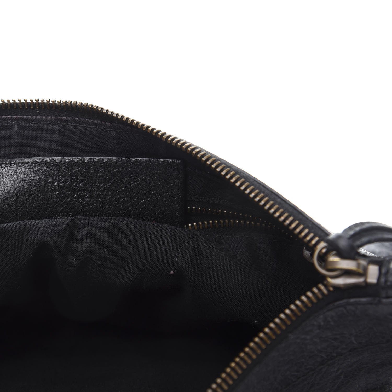 Balenciaga Agneau Classic Hardware Flat Handle Clutch Black 9 of 10