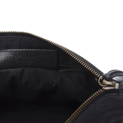 Balenciaga Agneau Classic Hardware Flat Handle Clutch Black 9 of 10