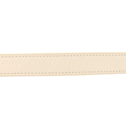 Christian Dior Wavy-Effect Lambskin 30 Montaigne Chain Flap Bag White 10 of 10
