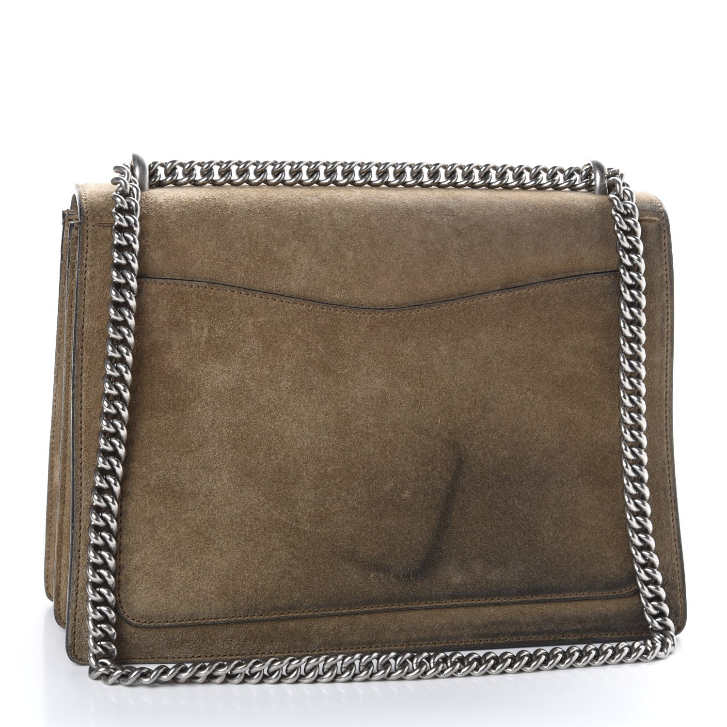 Gucci Suede Medium Dionysus Shoulder Bag Taupe 3 of 14