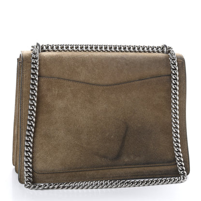 Gucci Suede Medium Dionysus Shoulder Bag Taupe 3 of 14