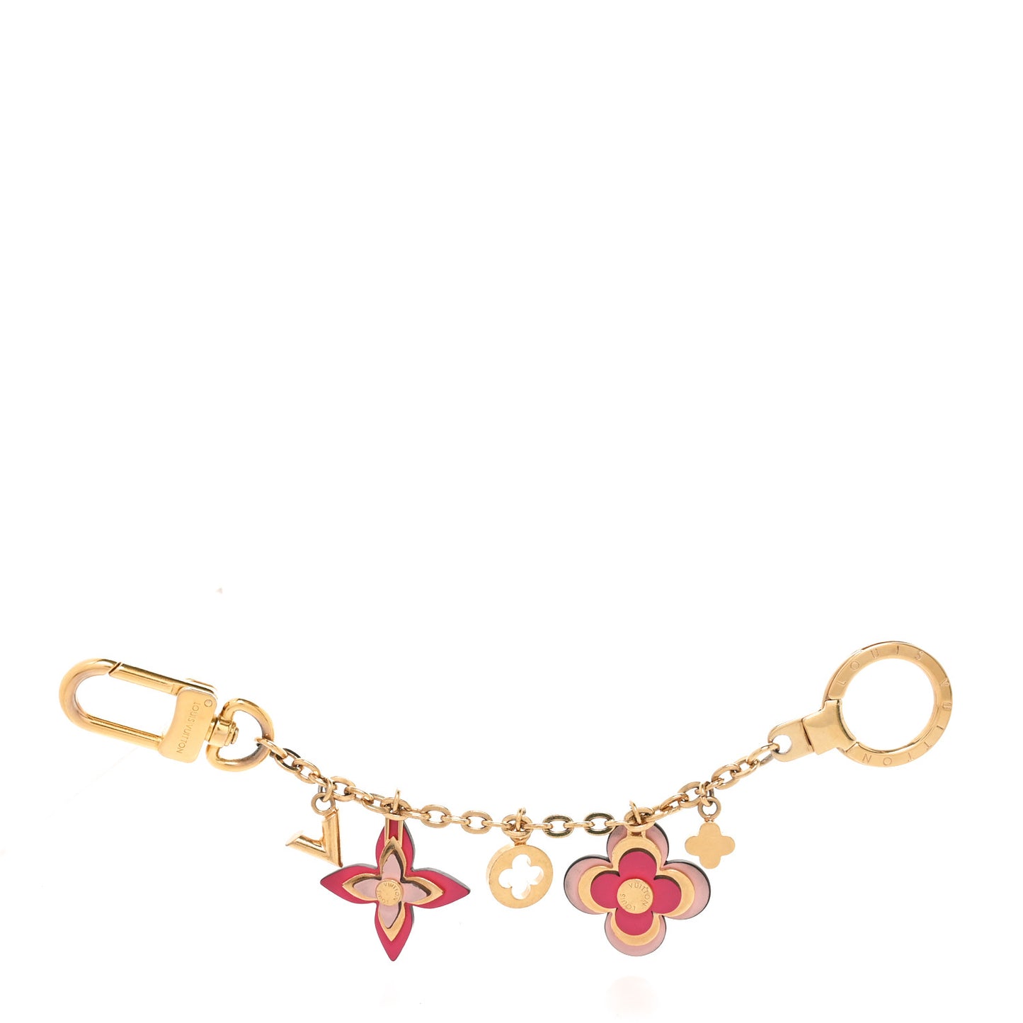 Blooming Flowers Bag Charm Key Holder Rose Ballerine