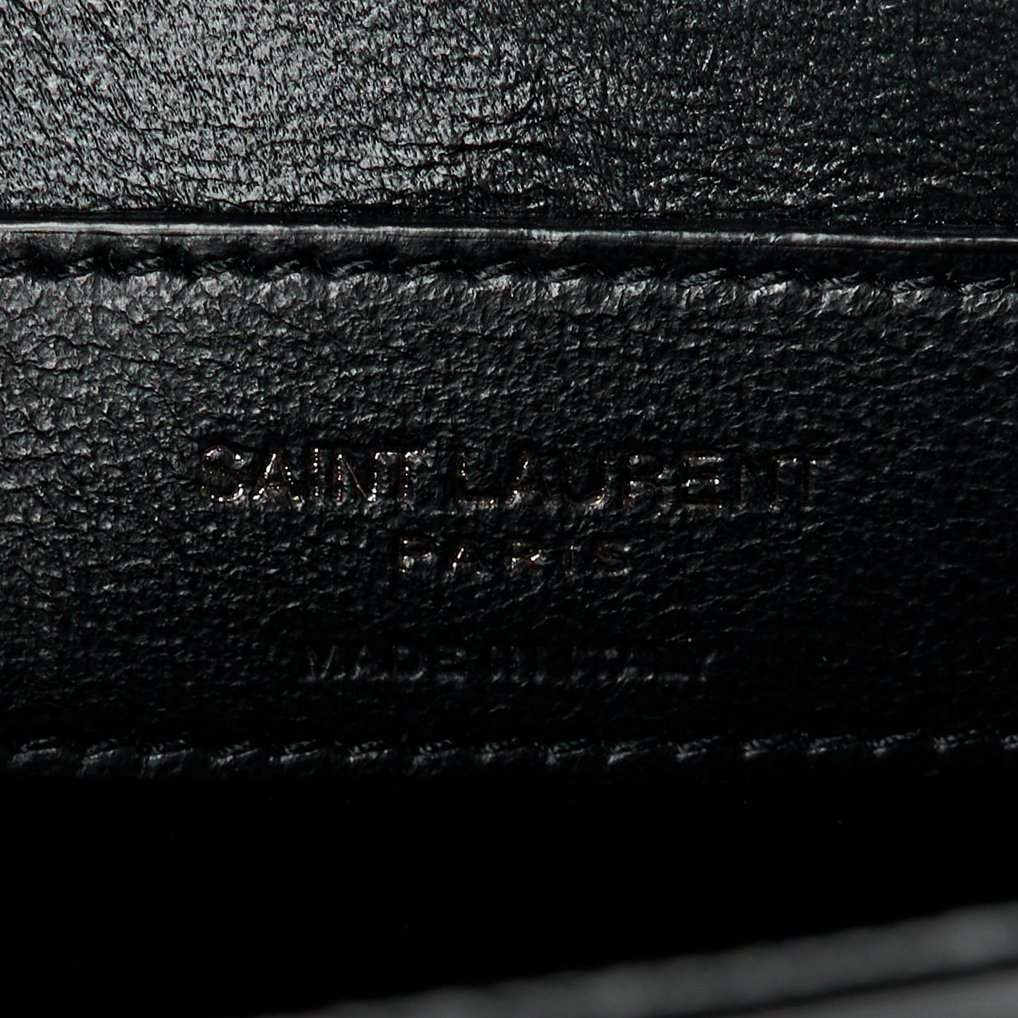 Grain De Poudre Small Monogram Monochrome Kate Satchel Black
