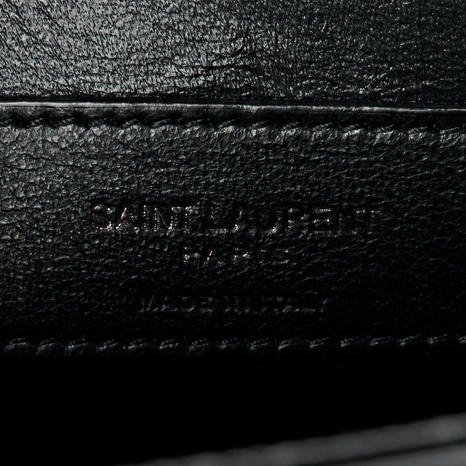 Saint Laurent Grain De Poudre Small Monogram Monochrome Kate Satchel Black 7 of 11