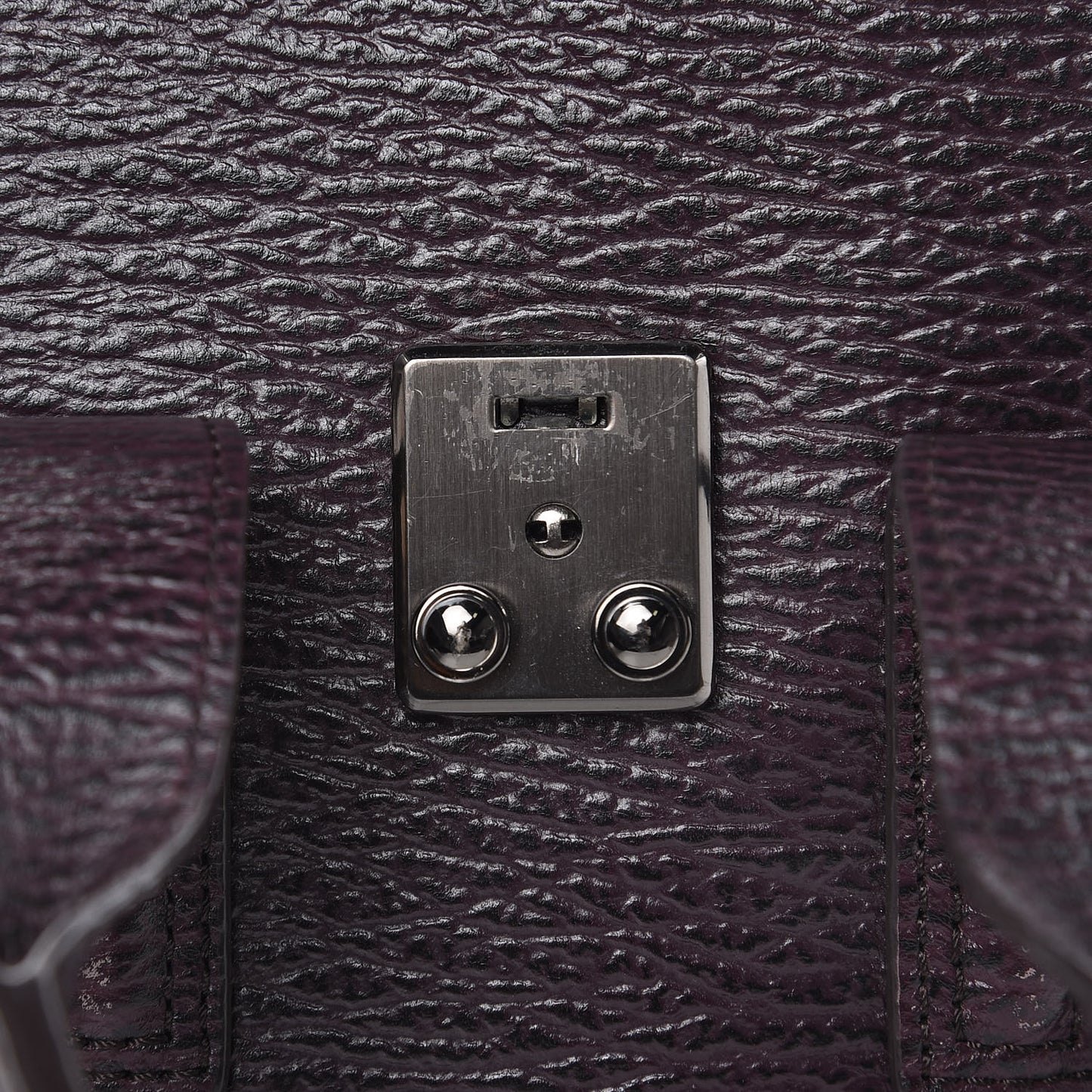 3.1 Textured Calfskin Mini Pashli Satchel African Violet