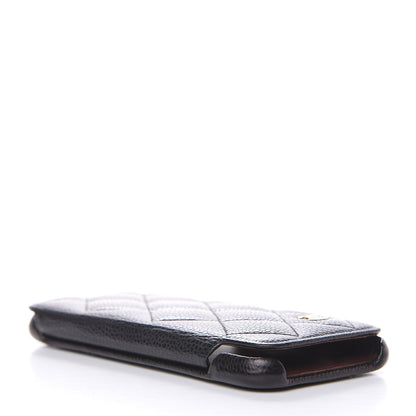 Chanel Caviar Quilted iPhone X Case Black 4 of 11