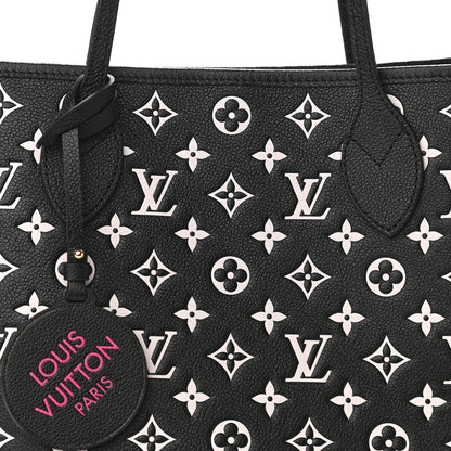 Louis Vuitton Empreinte Spring In The City Neverfull MM Black White Pink 7 of 10
