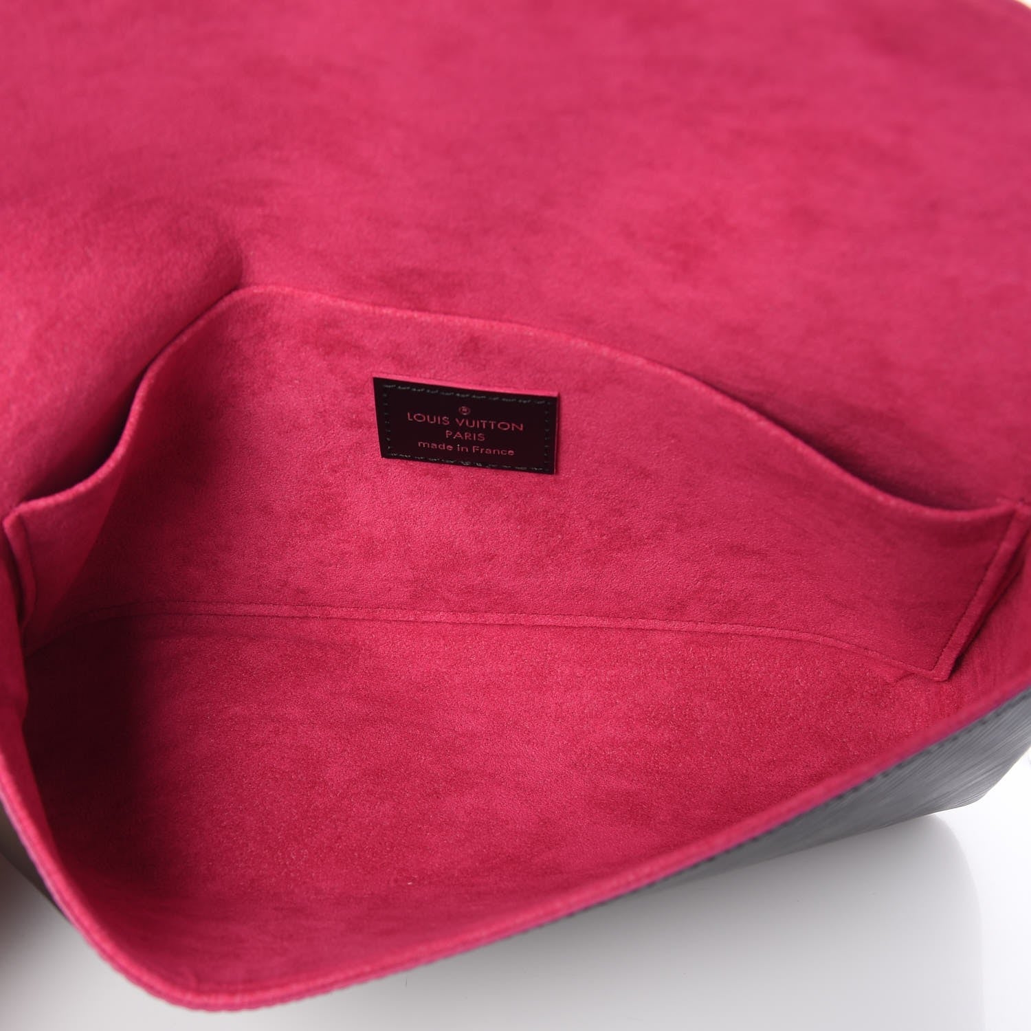 Louis Vuitton Epi Pochette Felicie Black Hot Pink 5 of 9