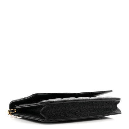 Chanel Caviar Quilted Wallet on Chain WOC Black 4 of 11