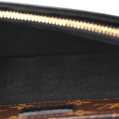 Louis Vuitton Calfskin Monogram Officier Pouch Black 5 of 11