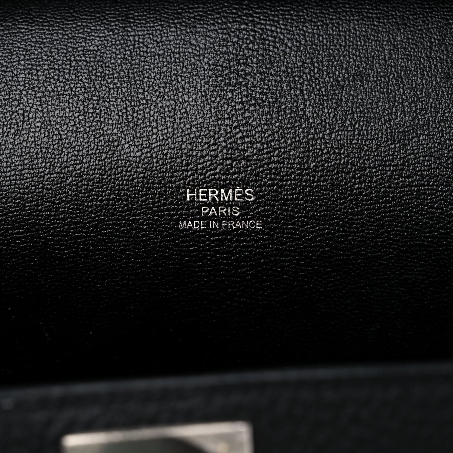 Hermes Taurillon Clemence Jypsiere 28 Black 6 of 9