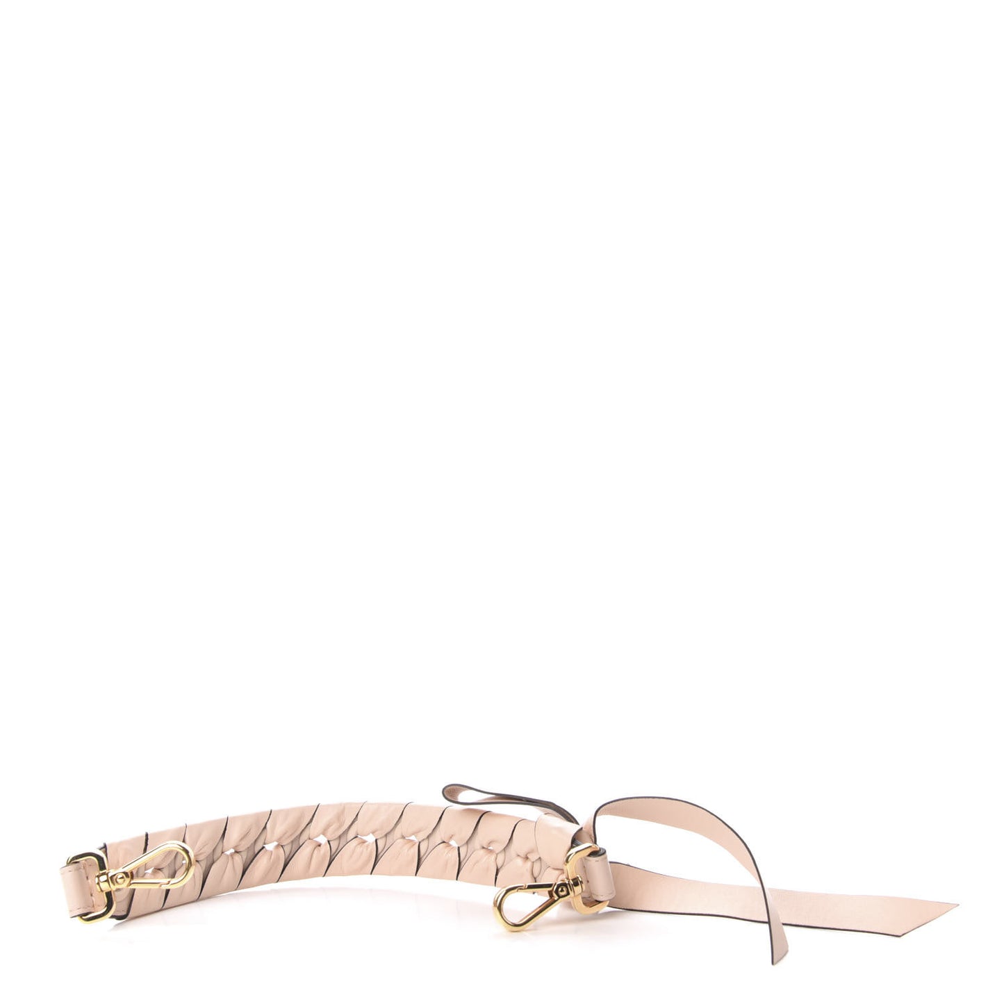 Vitello Liberty Shiny Nappa Lace Up Bow Mini Strap You Plaster