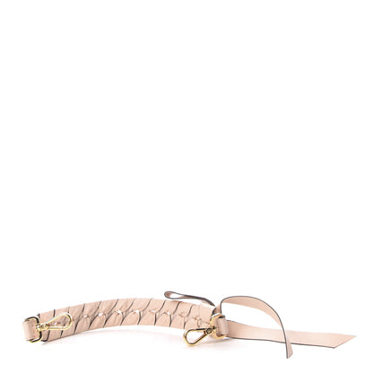 Fendi Vitello Liberty Shiny Nappa Lace Up Bow Mini Strap You Plaster 2 of 5