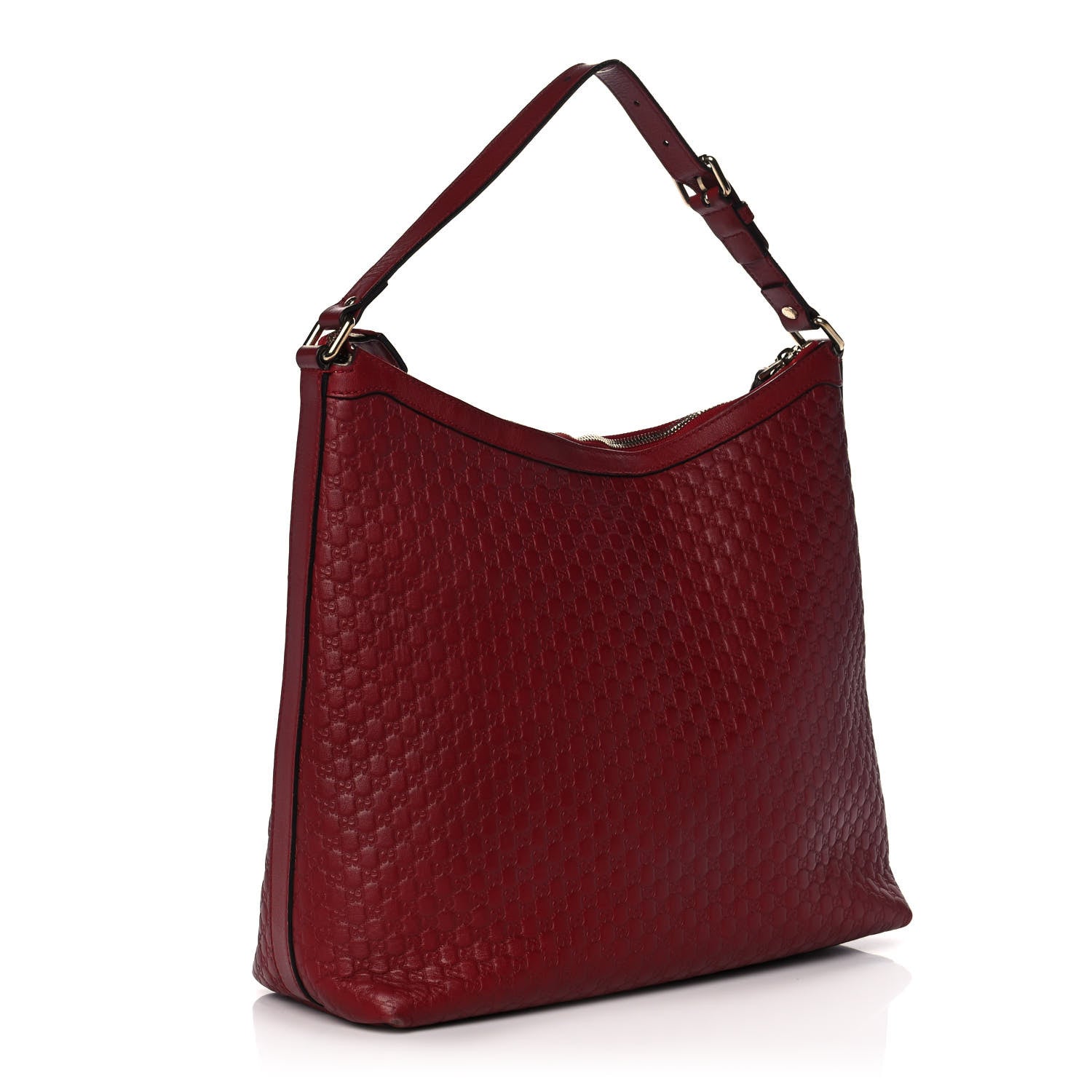 Gucci Soft Microguccissima Margaux Shoulder Bag Red 3 of 12