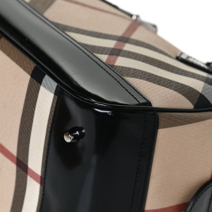 Burberry Nova Check Bowling Bag Black 11 of 12