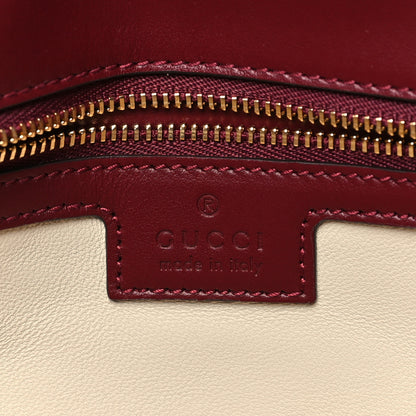 Gucci Calfskin Matelasse Medium GG Marmont Shoulder Bag Ancora Red 6 of 10