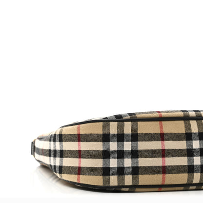 Burberry Vintage Check Shoulder Bag Black 8 of 9