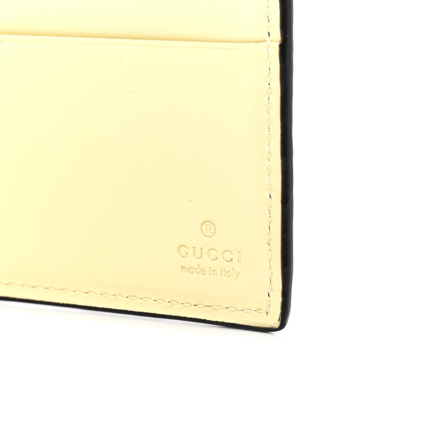 GG Supreme Monogram Snakeskin Web Mens Ophidia Bi-Fold Wallet