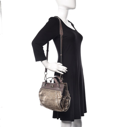 Chloe Metallic Calfskin Odessa Bag Gold 2 of 10