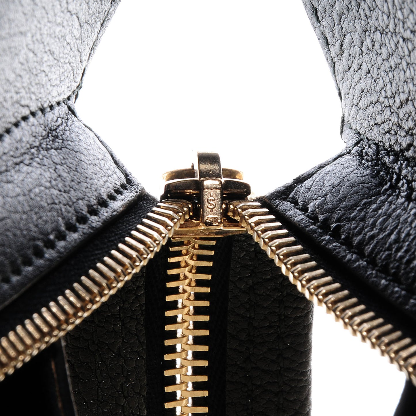 Leather Large Cabas ChYc Bone Black