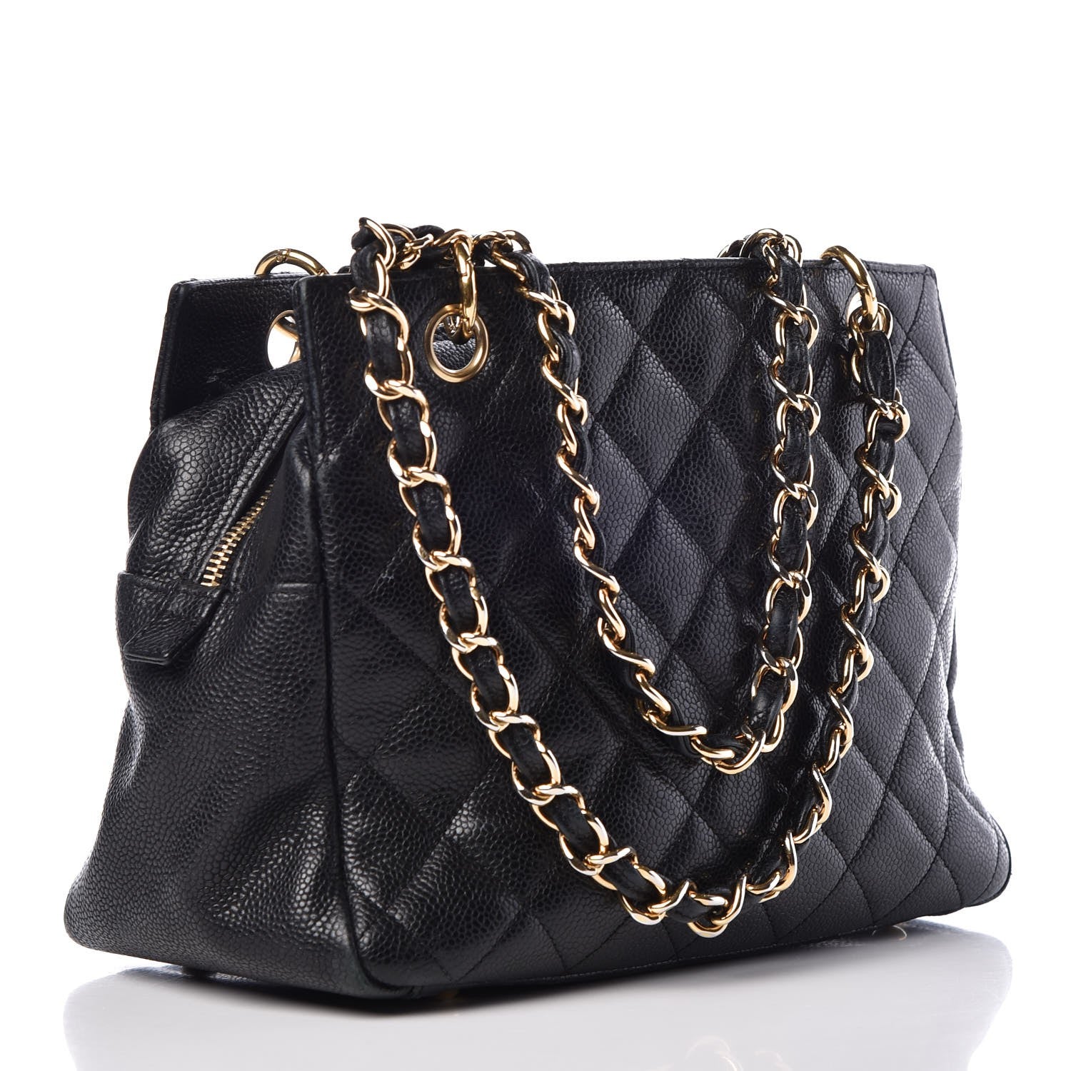 Chanel Caviar Quilted Petit Timeless Tote PTT Black 3 of 16