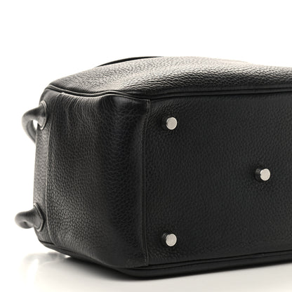 Hermes Taurillon Clemence Lindy 26 Black 8 of 9